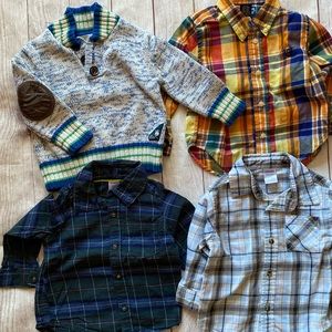 Baby boy shirt lot 12-24 month